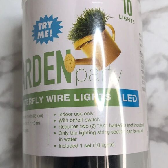 Garden Party LED Butterfly Wire Fairy Lights - Picture 6 of 8